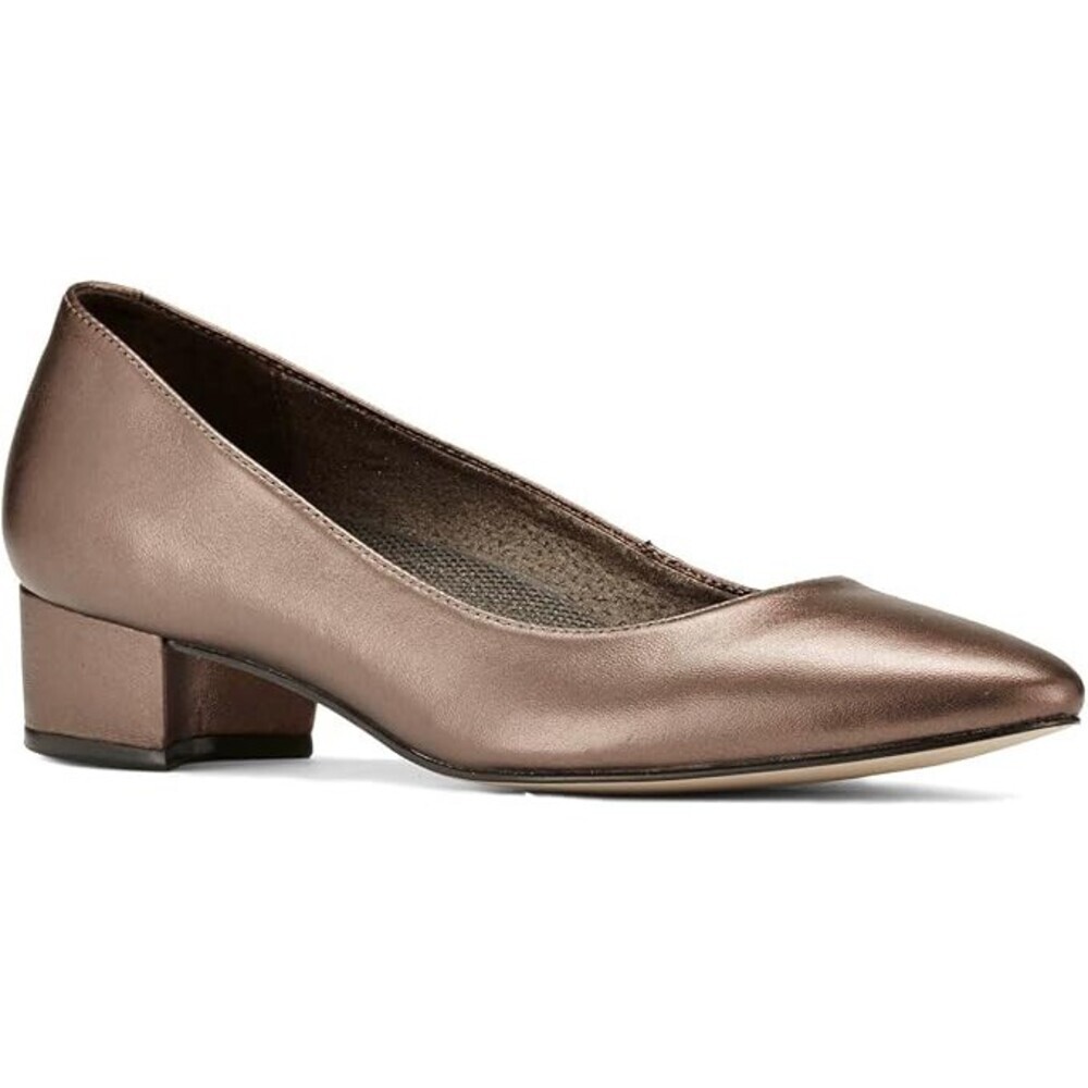 Ros Hommerson Heidi Ii Pump Women's US 10 Bronze Leather Slip On Shoes GAL1789